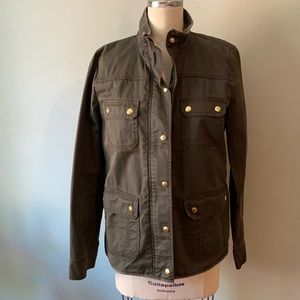 J Crew classic waxed field jacket